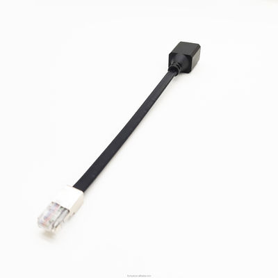 Flat CAT6 Networking Cable Ethernet For Home Rj45 Male To Female