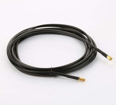 Low Loss RF Coaxial Cables 200mm SMA Male To Female Cable