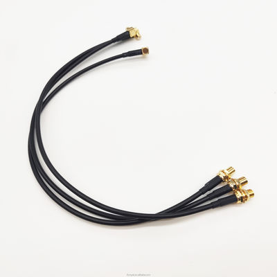 100mm RF Coaxial Cables RP SMA Female To MMCX Cable Extension RG178