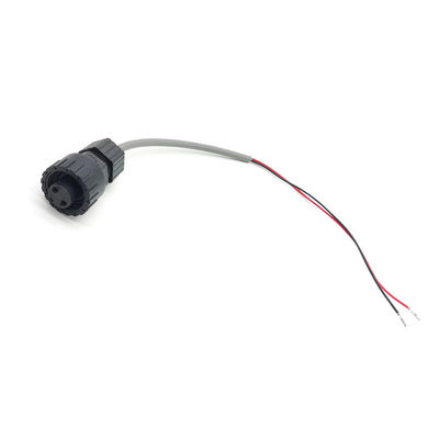 2P 3P 4P 6P 8P M8 M12 M16 Connector Waterproof Outdoor Electrical Cable 2 Pin 200mm