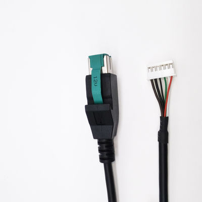 6A Fast Charging 12V 24V PoweredUSB Cable Male To JST Connector For Printer Tablet