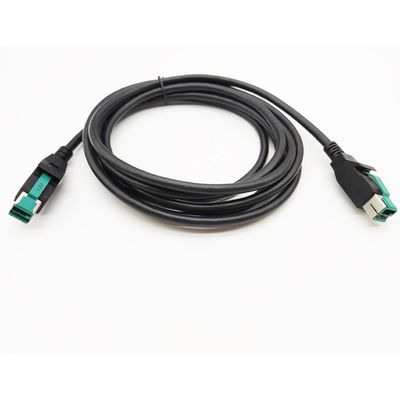 PVC Nylon TPE 24V 12V Male To Male Usb Cable For Printer
