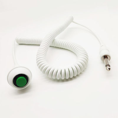 Flexible Coiling Cables Pushbutton To 6.35 Plug Spira Custom Spring Wire