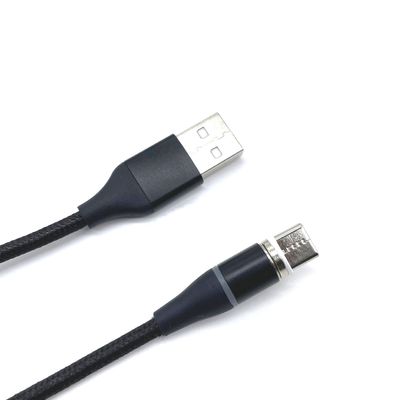 3 In 1 Magnetic USB Cable with USB 2.0 Connector and Flexible PVC Jacket Customized